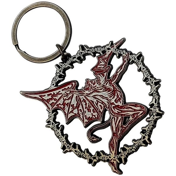 Black Sabbath Daemon Ring Keyring