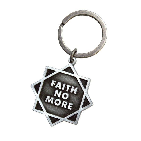 Faith No More Star Enamel Logo Keyring