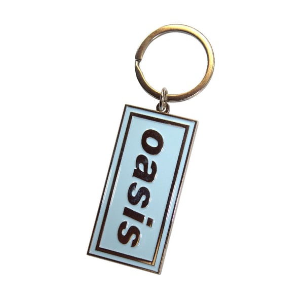 Oasis Logo Enamel Keyring