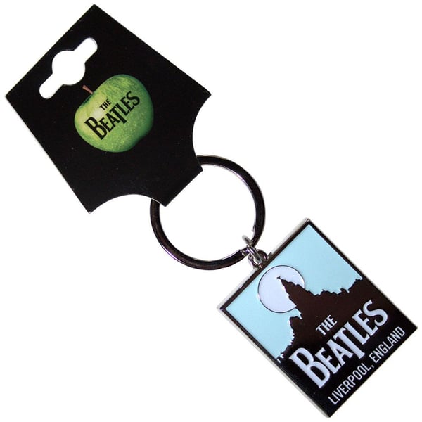 The Beatles Liverpool, England Skyline Keyring