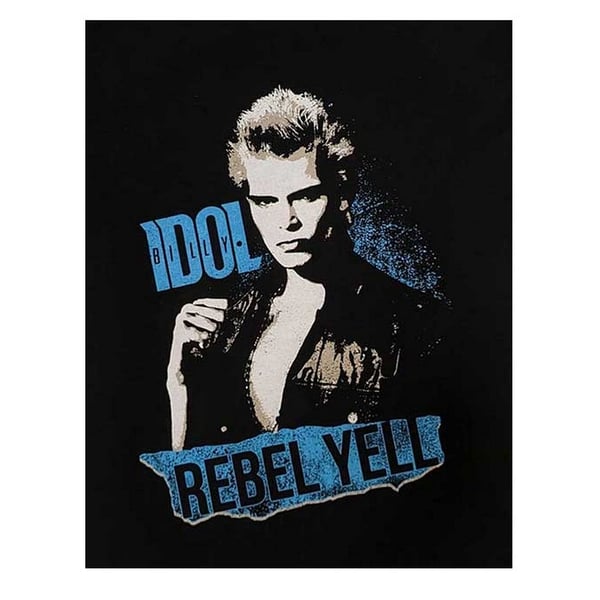 Billy Idol Unisex Adult Rebel Yell T-Shirt