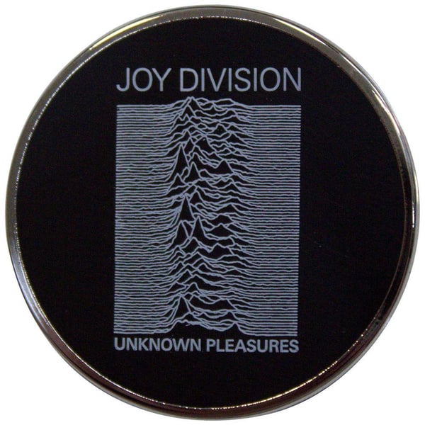 Joy Division Unknown Pleasures Badge
