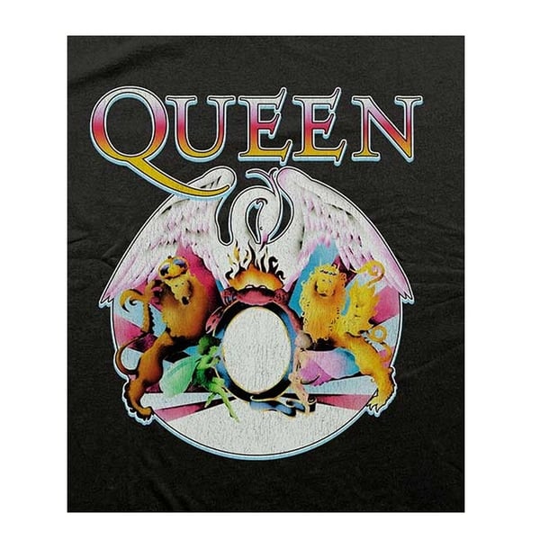 Queen Unisex aikuisten Crest T-paita