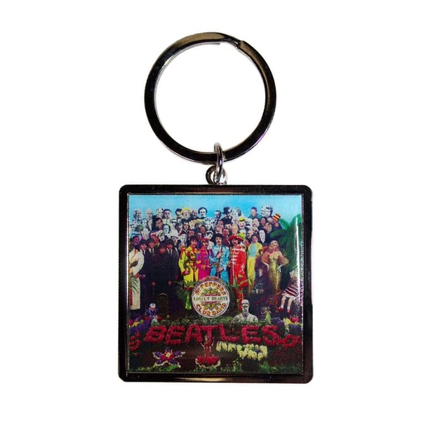 The Beatles Sgt Pepper Album Photo Print Keyring
