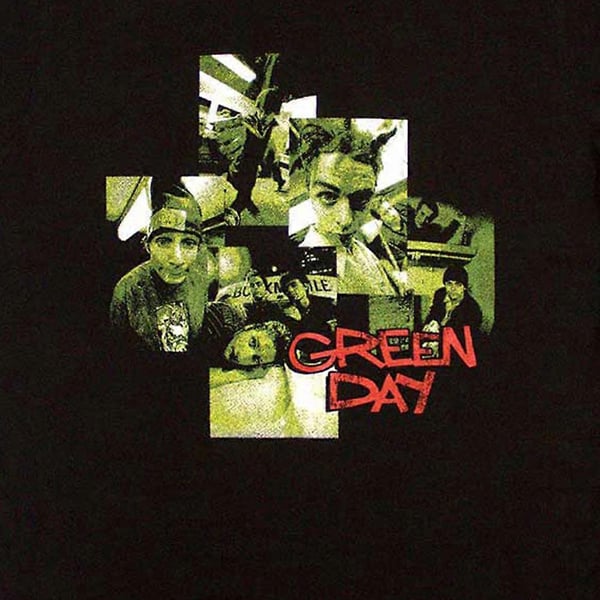 Green Day Unisex Adult Photo Montage T-Shirt