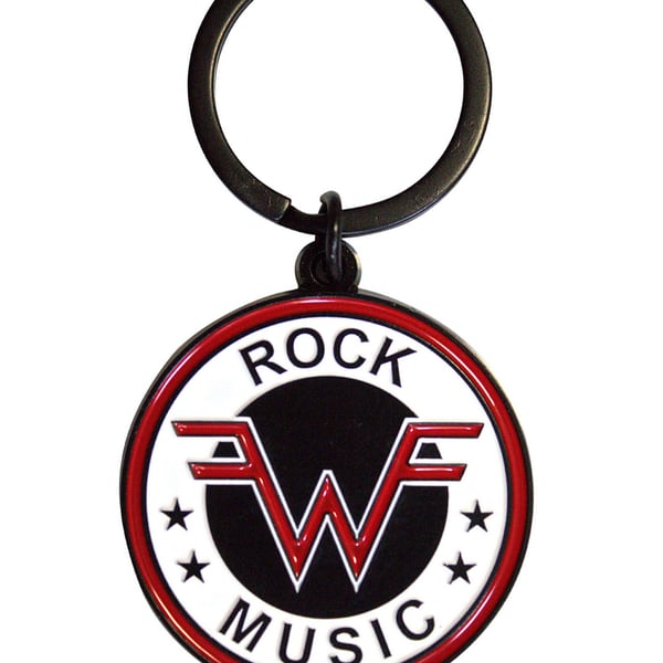 Weezer Rock Music Emblem Keyring