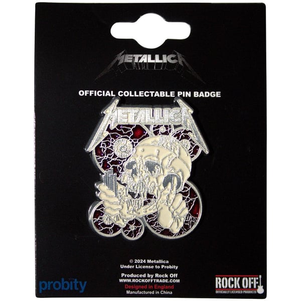 Metallica The Shortest Straw Badge