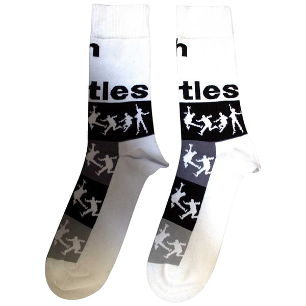 The Beatles Unisex Adult With The Beatles Silhouette Socks