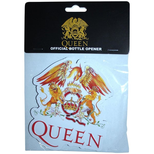 Queen Crest präglad kylskåpsmagnet