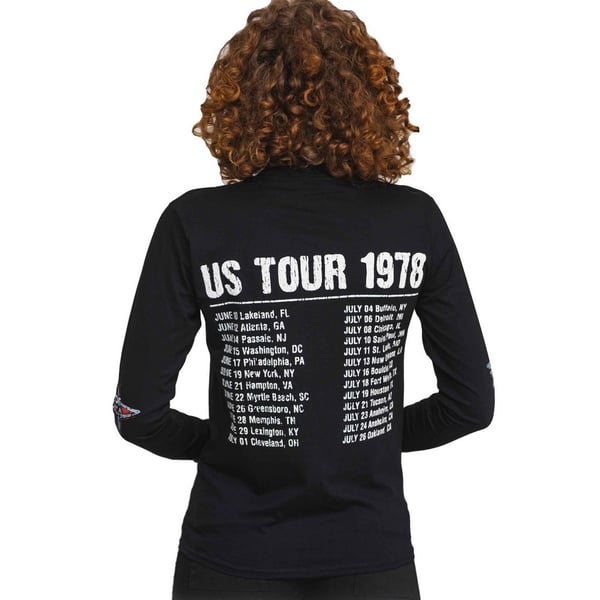 The Rolling Stones Unisex Aikuisten US Tour ´78 Pitkähihainen T-paita