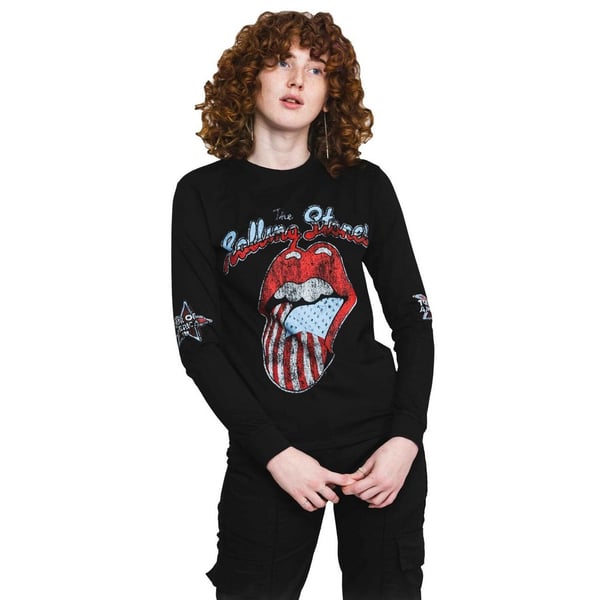 The Rolling Stones Unisex Aikuisten US Tour ´78 Pitkähihainen T-paita