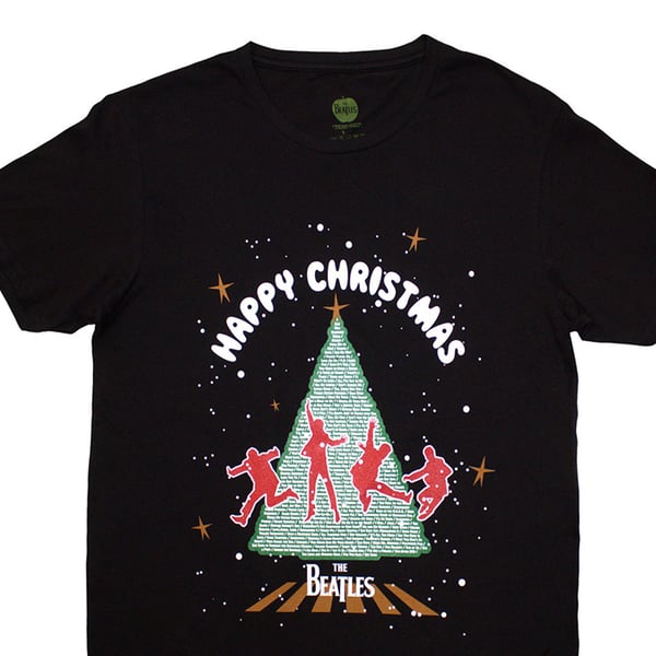 The Beatles Unisex aikuisten joulukuusi T-paita