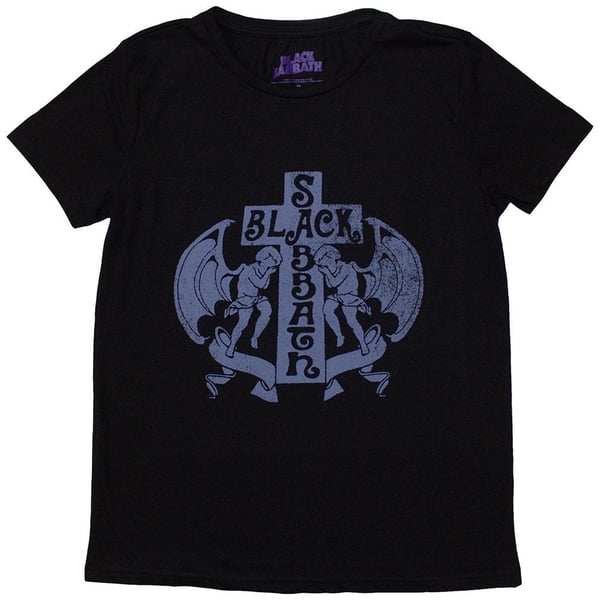 Black Sabbath Womens/Ladies Angels T-Shirt Black Sabbath Womens/Ladies Angels T-Shirt