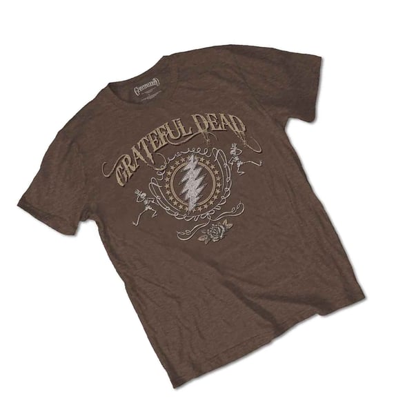 Grateful Dead Unisex Bolt T-shirt til voksne