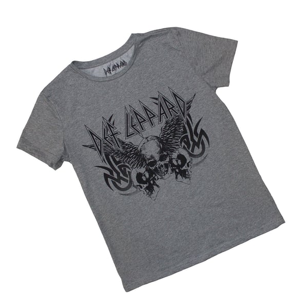 Def Leppard Womens/Ladies Tribal Skull T-Shirt