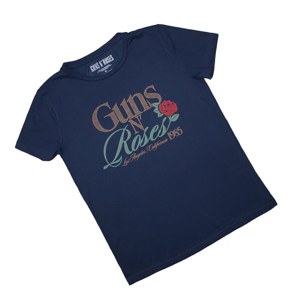 Guns N Roses Womens/Ladies California 1985 T-Shirt