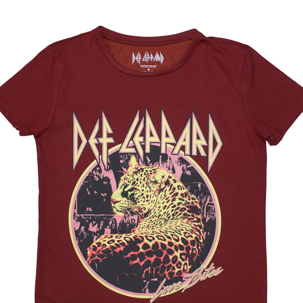 Def Leppard Womens/Ladies Love Bites T-Shirt