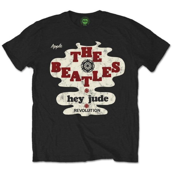 The Beatles Unisex Aikuisten Hey Jude/Revolution T-paita