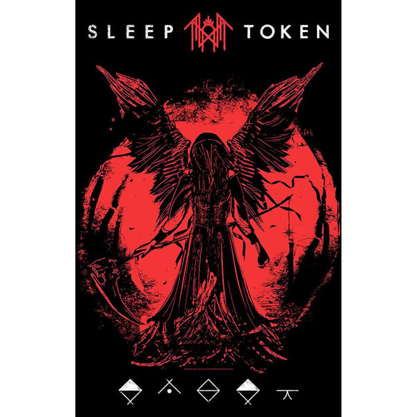 Sleep Token Take Me Back To Eden Textile Poster Sleep Token Take Me Back To Eden Textile Poster