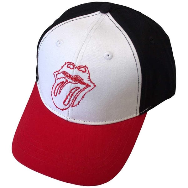 The Rolling Stones Unisex Adult Classic Tongue Outline Baseball Cap