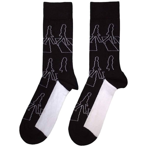 The Beatles Unisex Adult Abbey Road Outline Socks