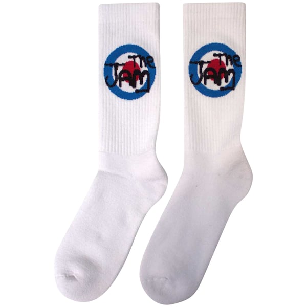 The Jam Unisex Adult Target Logo Terrycloth Socks
