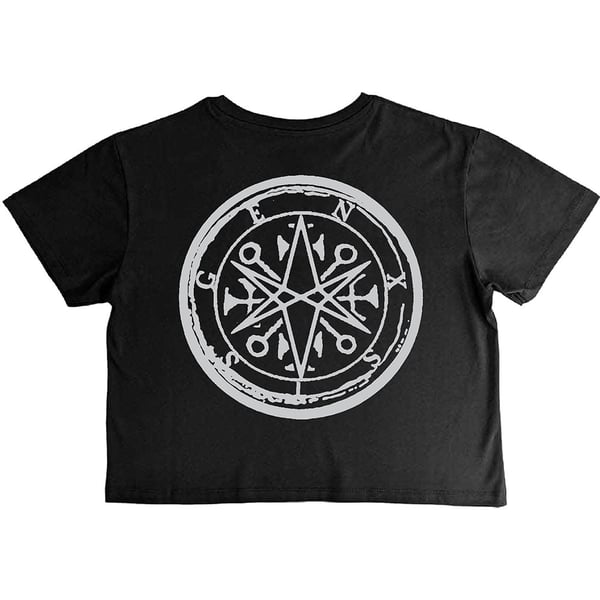 Bring Me The Horizon Womens/Ladies Genxsis Metal Logo Crop Top