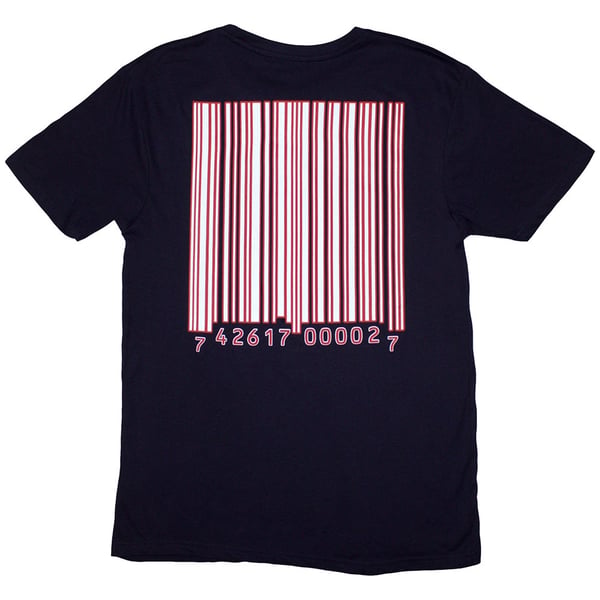 Slipknot Unisex Vuxen T-shirt med streckkodstryck på ryggen