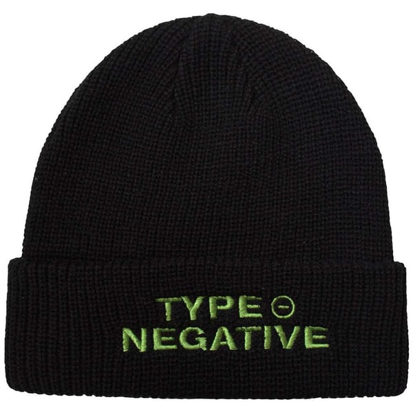 Type O Negative Unisex Adult Text Logo Beanie Type O Negative Unisex Adult Text Logo Beanie