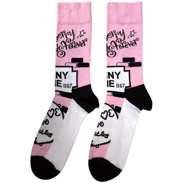 The Beatles Unisex Adult Strawberry Fields/Penny Lane Socks