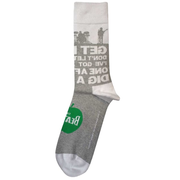 The Beatles Unisex Vuxen Tak Silhuetter & Äpple Strumpor