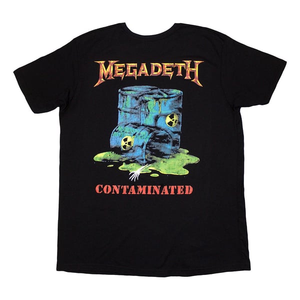 Megadeth Unisex Vuxen Contaminated T-shirt med ryggtryck