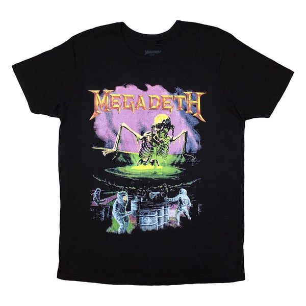 Megadeth Unisex Vuxen Contaminated T-shirt med ryggtryck