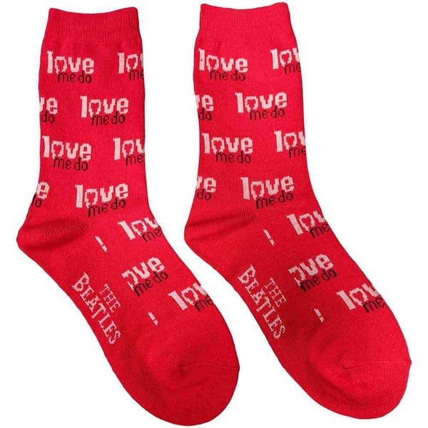 The Beatles Unisex Adult Love Me Do Socks