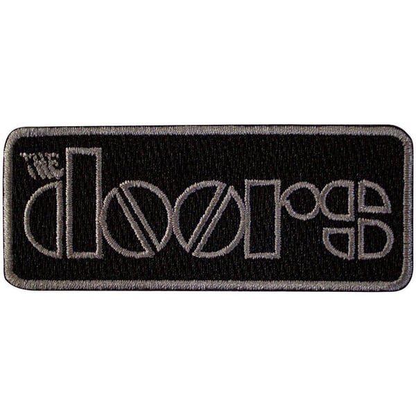 The Doors Logo Woven Bordered Iron On Patch