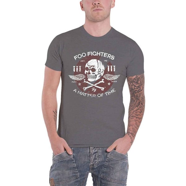 Foo Fighters Unisex voksen T-shirt med tidens gang