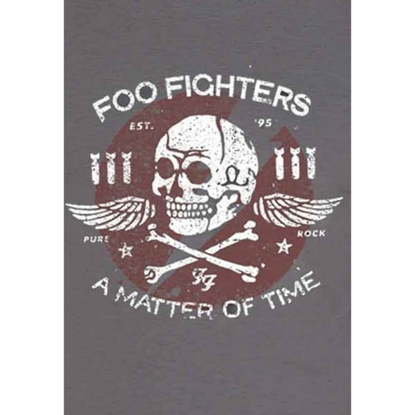 Foo Fighters Unisex voksen T-shirt med tidens gang