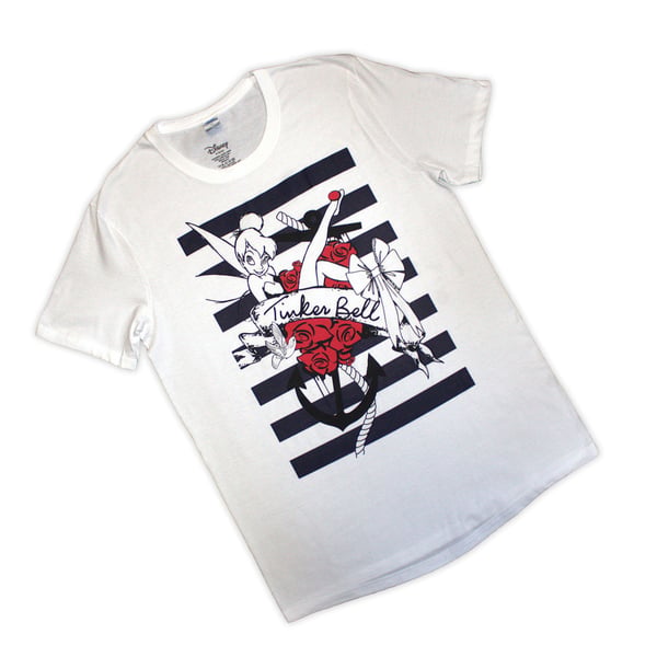 Tinkerbell Unisex Adult Anchor T-Shirt