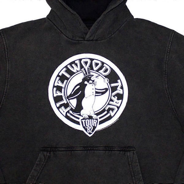 Fleetwood Mac Unisex Adult Tour ´82 Penguin Washed Hoodie