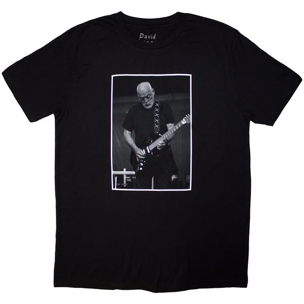 David Gilmour Unisex Adult Luck & Strange Black Cat Strat Back Print T-Shirt