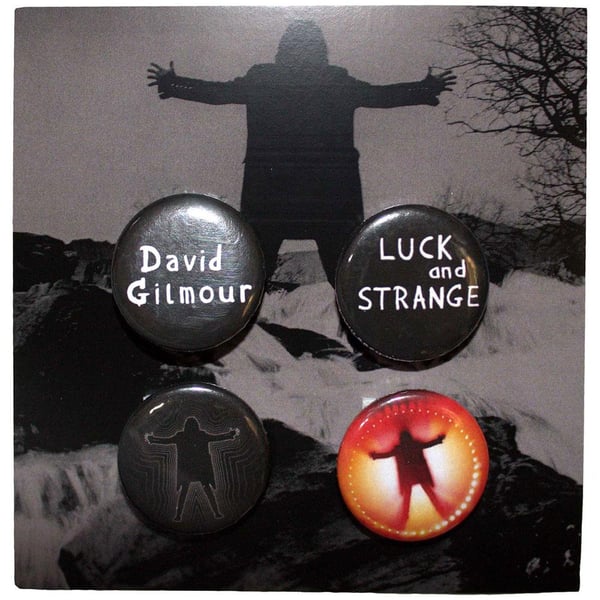David Gilmour Luck & Strange Badge (Pack of 4)