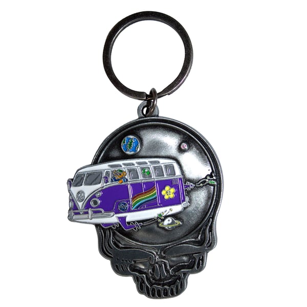 Grateful Dead Space Your Face Bus Keyring