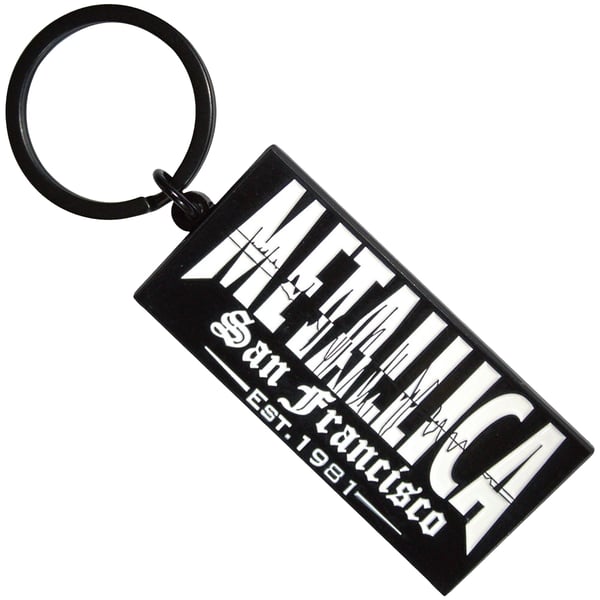 Metallica Quake Enamel Keyring