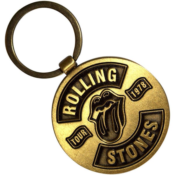 The Rolling Stones Tour 1978 Kaksipuolinen Avaimenperä