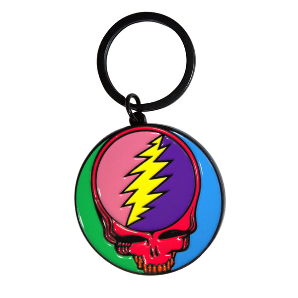 Grateful Dead Steal Your Face Keyring