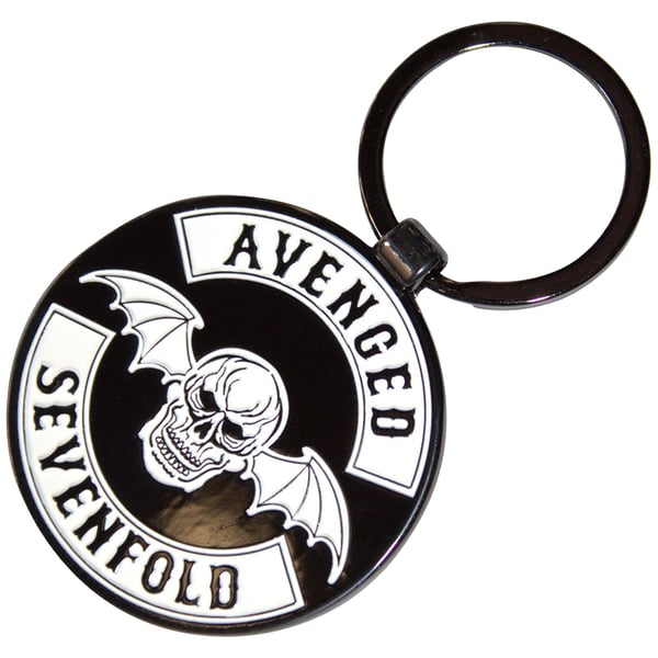 Avenged Sevenfold Deathbat Crest Keyring