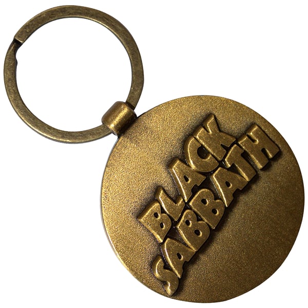 Black Sabbath Wavy Logo 3D Keyring