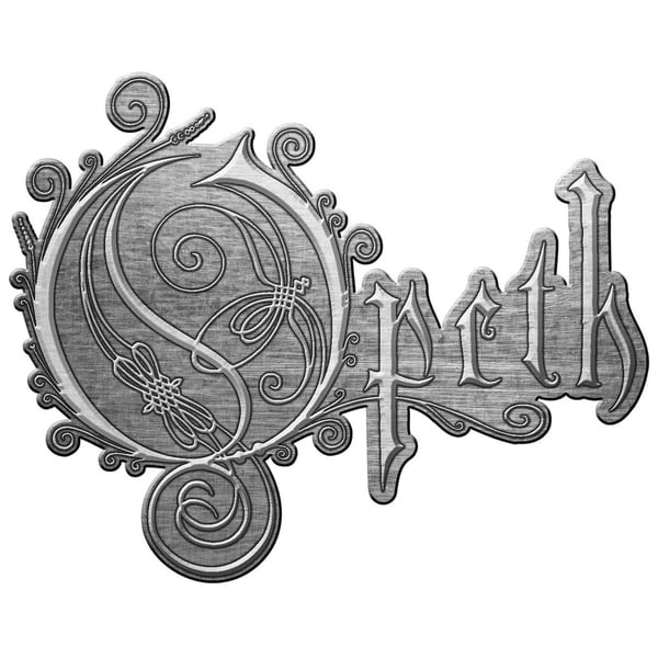 Opeth Die Cast Logo Badge