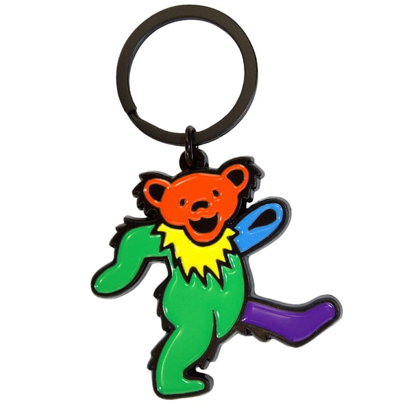 Grateful Dead Dancing Bear Keyring