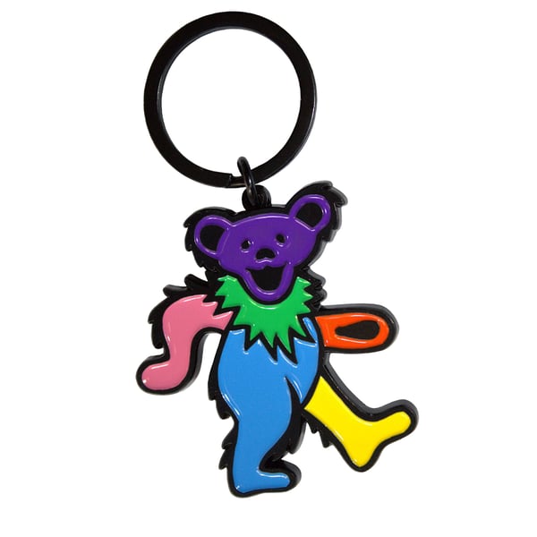 Grateful Dead Dancing Bear Keyring